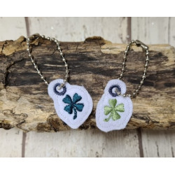 Stickdatei - ITH Anhänger Mini Kleeblatt